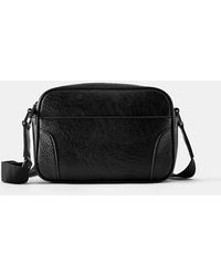 Pull&Bear - Borsa A Tracolla Casual Nera - Lyst