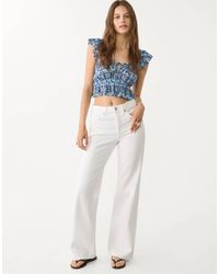 Stradivarius - – d92 – gerade geschnittene, weite jeans - Lyst