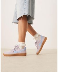 Nike - Field general - baskets en daim - et bleu clair - Lyst