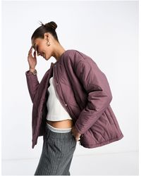 Lola May - Oversized Quilted Jacket - Lyst
