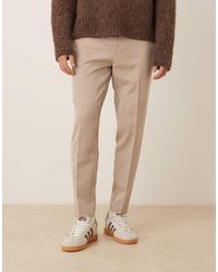 ASOS - Smart Tapered Trouser With Side Adjusters - Lyst