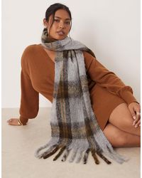 ASOS - – gewebter schal mit karomuster - Lyst