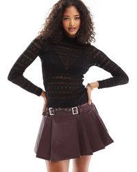 Vero Moda - – hochgeschlossenes jersey-oberteil - Lyst