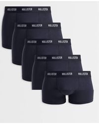 Hollister - 5 Pack Logo Band Classic Boxers - Lyst