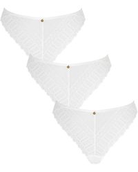 KBX - 3 Pack Lace High Leg Brief - Lyst