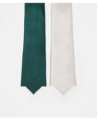 ASOS - 2 Pack Tie - Lyst