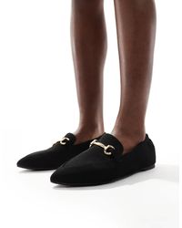 London Rebel - Mocassins à bout pointu et détail boucle - Lyst