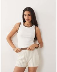 ASOS - Knitted Pleated Short Co-Ord - Lyst
