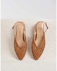Dolce Vita - Birdie Woven Sling Back Pointed Flats - Lyst