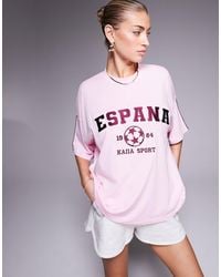 Kaiia - Sport – oversize-t-shirt - Lyst