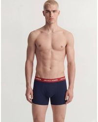 Jack & Jones - Solid 12 Pack Jersey Stretch Trunks - Lyst