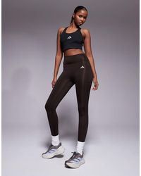 adidas Originals - Adidas Training Optime Essentials 7/8 Leggings - Lyst
