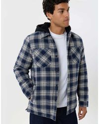 Threadbare - Quilted Hooded Shacket - Lyst