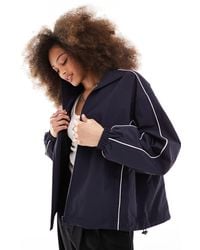 ASOS - Track Jacket With Piping Detail - Lyst