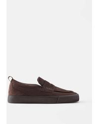 Pull&Bear - Sneakers Casual Con Cinturino Marroni - Lyst