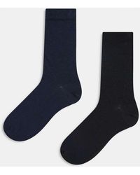 ASOS - 2 Pack Cotton Rich Socks - Lyst