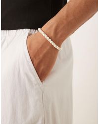 ASOS - – festival-armband aus 6 mm dicken glasperlen - Lyst