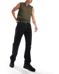 Weekday - – space – jeans mit weitem, geradem beinschnitt - Lyst