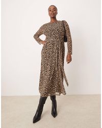 Never Fully Dressed - Tie Front Mesh Midaxi Dress - Lyst
