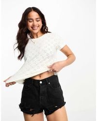 Jdy - – t-shirt aus jersey - Lyst