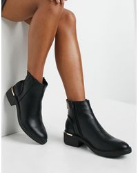 Damen Stiefeletten Worker Boots Stiefel Outdoor Schuhe 896991 New Look