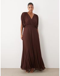 Tfnc Plus - Tfnc - robe longue plissée - Lyst