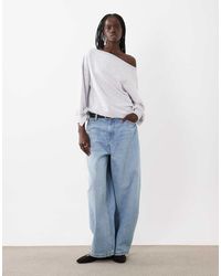 ASOS - Dropped Shoulder Sweatshirt - Lyst