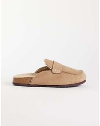 SEQWL - Soda Faux Fur Lined Slip On Loafer Mules - Lyst