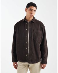 ASOS - Oversized Cord Shirt - Lyst