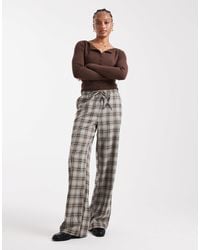 ONLY - Pull On Wide Leg Trousers - Lyst