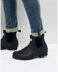HUNTER Original Chelsea Boots - Black