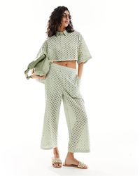 ASOS - Broderie Culotte - Lyst