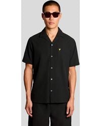 Lyle & Scott - Ss Woven Shirts Crinkle Resort Shirt - Lyst