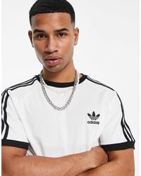 adidas Originals - Slim Fit Adicolor Classics 3-Stripes T-Shirt - Lyst