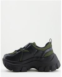 ASOS Dannie Chunky Sporty Trainers - Black
