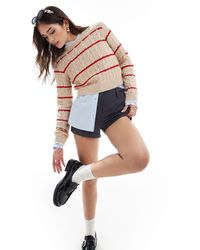 ASOS - Knitted Cable Long Sleeve Top - Lyst