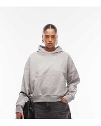 ASOS - Asos Design Curve Oversized Brushback Hoodie - Lyst