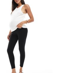 ASOS - Asos Design Maternity Over The Bump leggings - Lyst