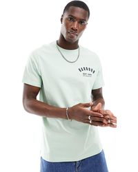 Barbour - Collegiate - t-shirt à petit logo - bleu clair - Lyst