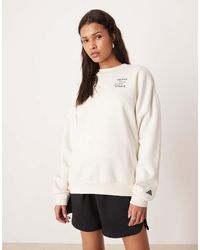 adidas Originals - Three Stripes Studios Sweatshirt - Lyst