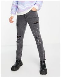 Jeans skinny gessatiLiquor N Poker in Denim da Uomo colore Blu - Lyst