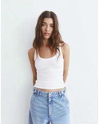 Pull&Bear - Top Senza Maniche Basic - Lyst