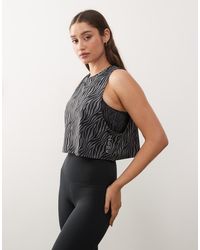 OOSC - Infinite Cropped Tank Top - Lyst