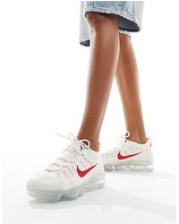 Nike - Air vapormax 2023 nn flyknit - sneakers vela e rosso - Lyst