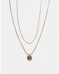 FADED FUTURE - Pack Of 2 Chain And Pendant Necklaces - Lyst