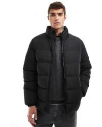 Threadbare - Funnel Neck Puffer Jacket - Lyst