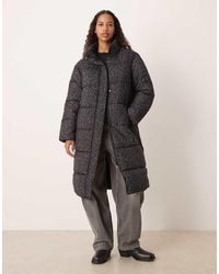Vila - Longline Puffer Jacket - Lyst