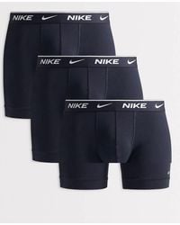 Nike - Essential Cotton Stretch 3 Pack Boxer Briefs - Lyst