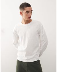 Collusion - – leichtes, langärmliges t-shirt aus baumwolle - Lyst