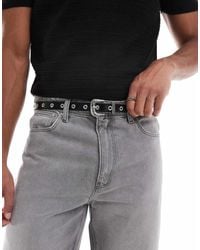 ASOS - Western Studded Skinny Belt - Lyst
